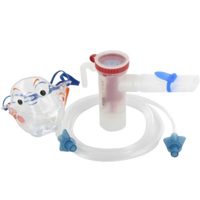 PARI LC Star Reusable Nebulizer with Bubbles the Fish II Pediatric Mask